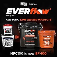 Vista 2 de Revestimiento de resina epoxi transparente para pisos y encimeras, 100% sólidos, autonivelante, kit de 3 galones