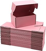 Vista 87 de Cajas de envío negras para pequeñas empresas, paquete de 20 cajas de cartón corrugado de 12 x 8 x 3 pulgadas para envío, embalaje, regalos