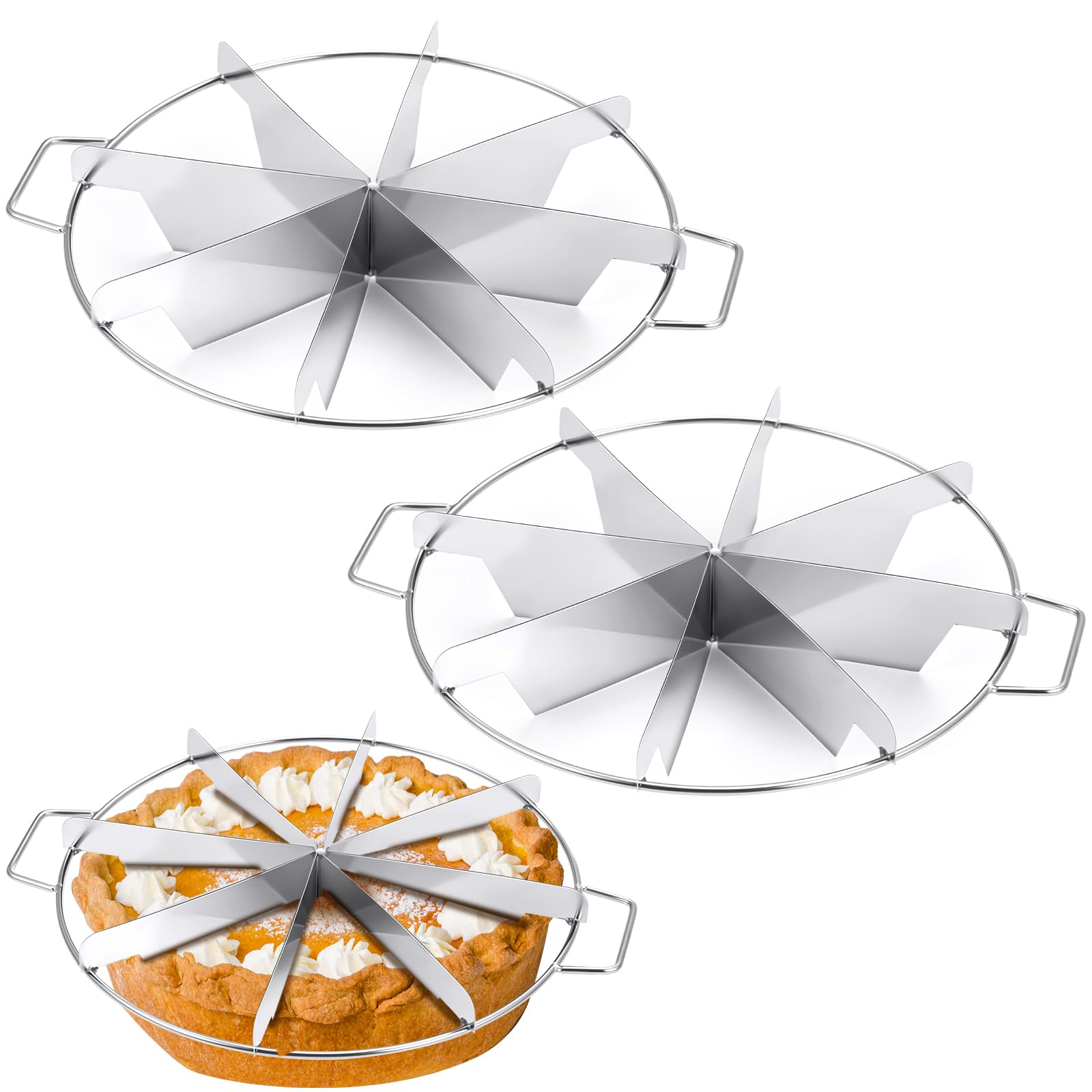 Cortador de tartas en acero inoxidable a prueba de óxido Ziliny
