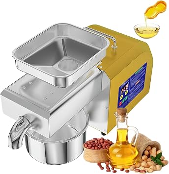 Automatic Oil Press Cold/Hot Oil Extraction Machine, Organic Oil Press Machine, Commercial Oil Press Machine, for Flax Seed Perilla Sunflower