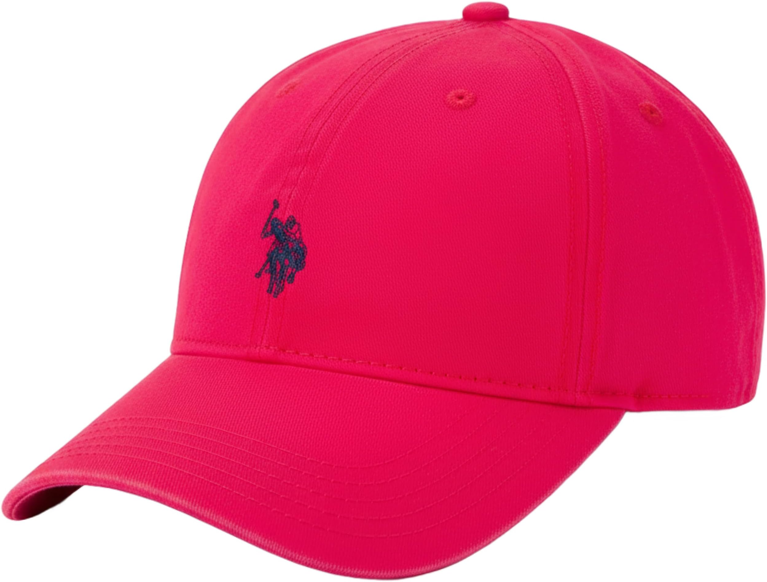 mens U.s Polo Assn. Cotton Adjustable Curved Brim Baseball Cap With Embroidered Small Pony Logo Baseball Cap (pack of 6)