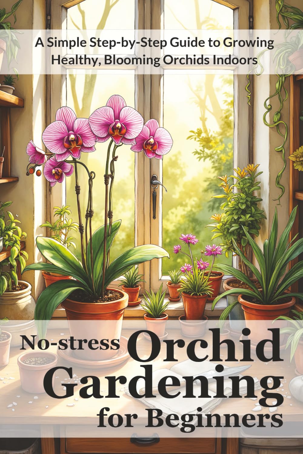 No-stress Orchid Gardening for Beginners: A Simple Step-by-Step Guide to Growing Healthy, Blooming Orchids Indoors