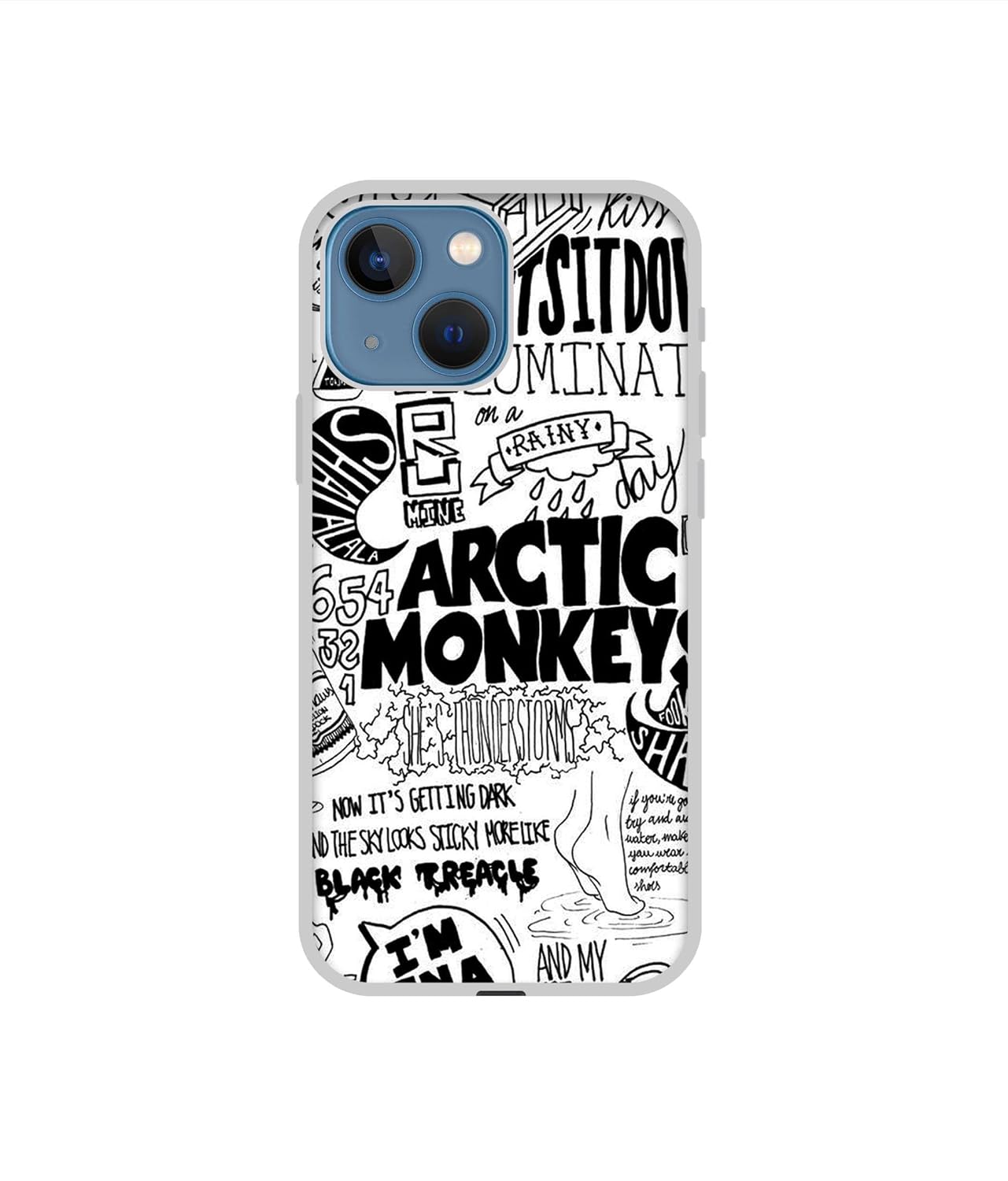 Casotec Arctic Monkeys Pattern Design Printed Silicon Soft T… Casotec Arctic Monkeys Pattern Design Printed Silicon Soft T…