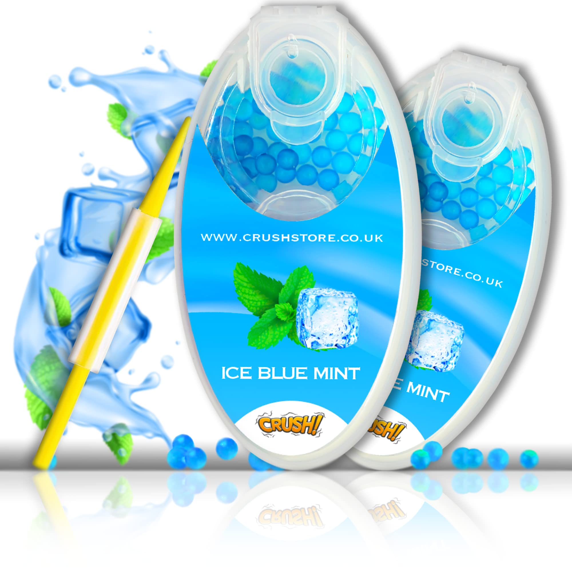 Menthol Balls for Cigarettes - 2 Packs of 100 Crush Balls for Cigarettes - 200 Crushball Capsules for Menthol Cigarettes - Menthol Crushballs for Cigarettes - Crush Ball for Menthol Filter Tips