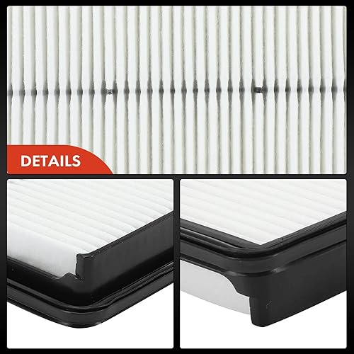 Miniatura 7 de A-Premium Filtro de aire de motor compatible con modelos Hyundai y Kia, Santa Fe 2013-2018, Santa Fe Sport 2013-2016, Santa Fe XL 2013-2019, Sorento