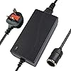 220V to 12V Adapter 6A 72W - UK 3-Pin Plug AC to DC Vehicle Power Converter, Cigarette Lighter Socket for Vehicle Refrigerator, Tire Inflator, Automotive Vacuum & Road Trip/Home Use 220V to 12V Adapter 6A 72W - UK 3-Pin Plug AC to DC Vehicle Power Converter, Cigarette Lighter Socket for Vehicle Refrigerator, Tire Inflator, Automotive Vacuum & Road Trip/Home Use