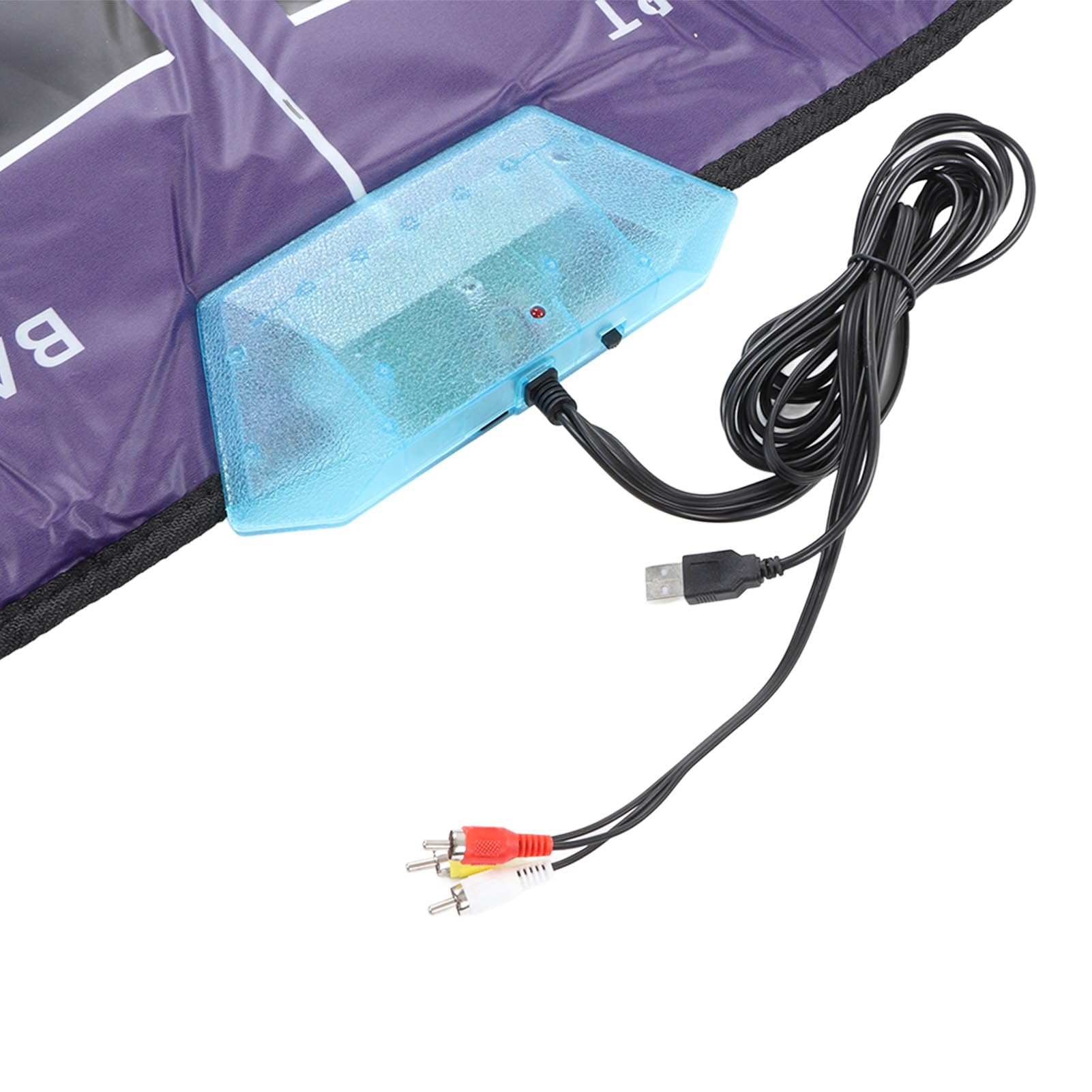 Tappetino da Ballo Wireless HD Doppio Utente Tappetino Fitness Antiscivolo Telecomando Esercizio per Bambini Adulti