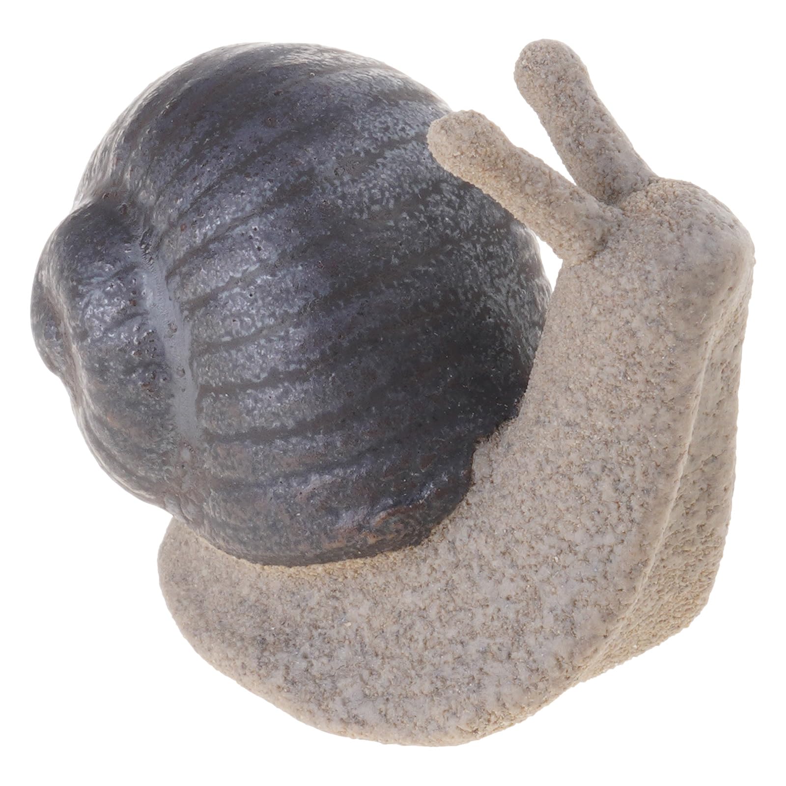 Elnwnnkc Ceramics Pottery Small Snail Figure Funny Miniature Snail Model Bonsais Plant Landscape Ornament Desktop Decoration Ceramics Figurine