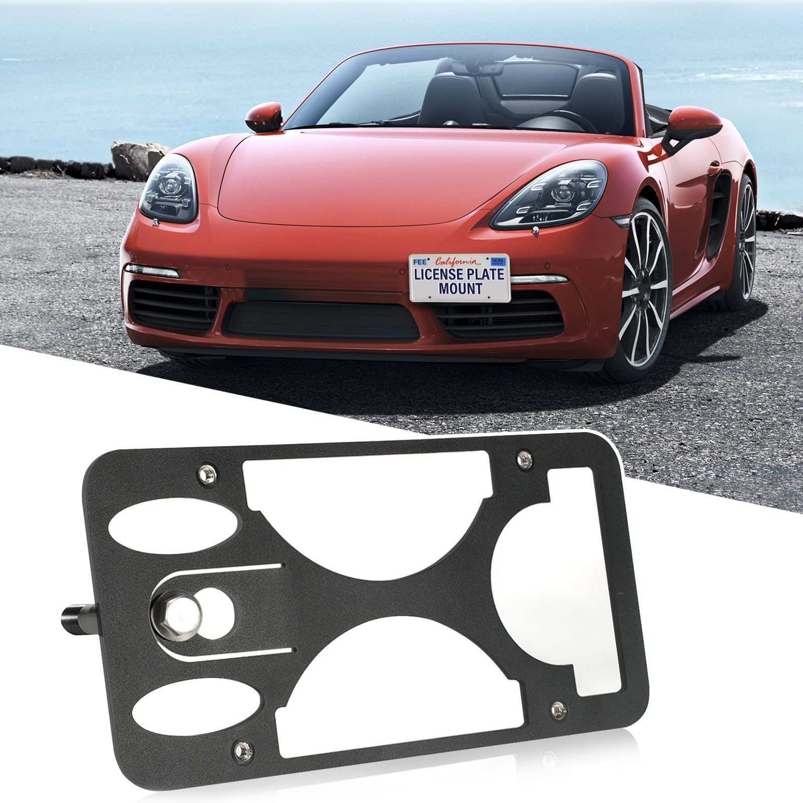 Amazon.com: Front License Plate Holder Compatible with Porsche 718