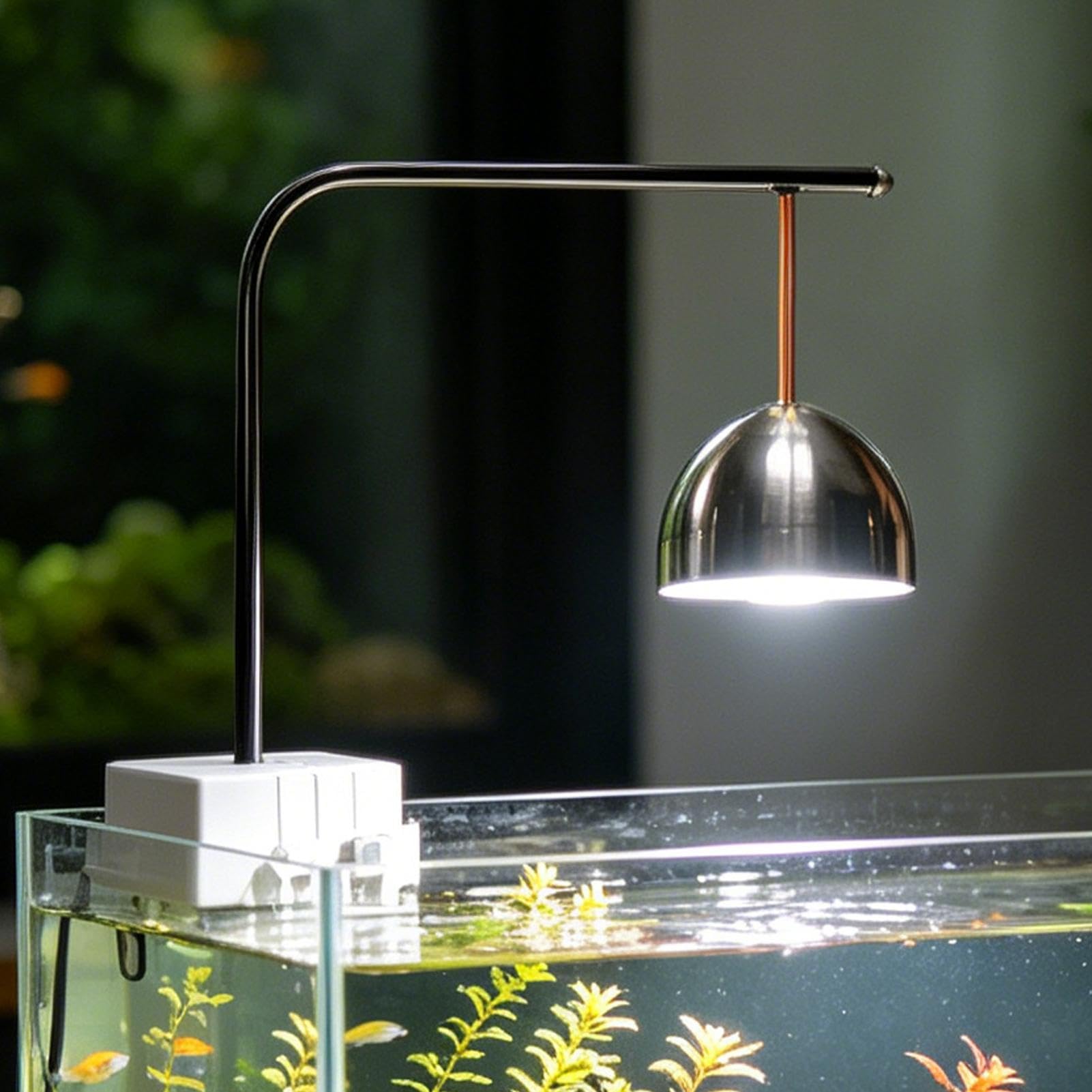 Éclairage à clip pour aquarium, 3 couleurs, grand angle réglable à 120 degrés, éclairage LED pour aquarium, magasin, spa, café, maison, salon, bureau, hall, hôtel
