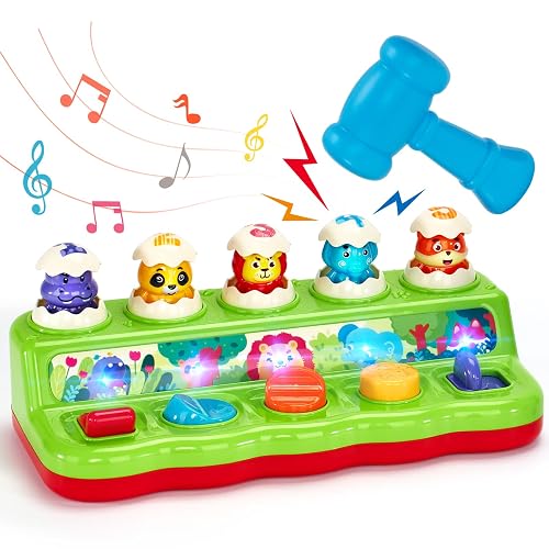 hahaland Jouet pour Bébé 1 an Jouet Montessori avec Musique