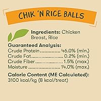 Vista 6 de Pet 'n Shape Chik 'n Rice Balls - Golosinas para perros - 1 libra