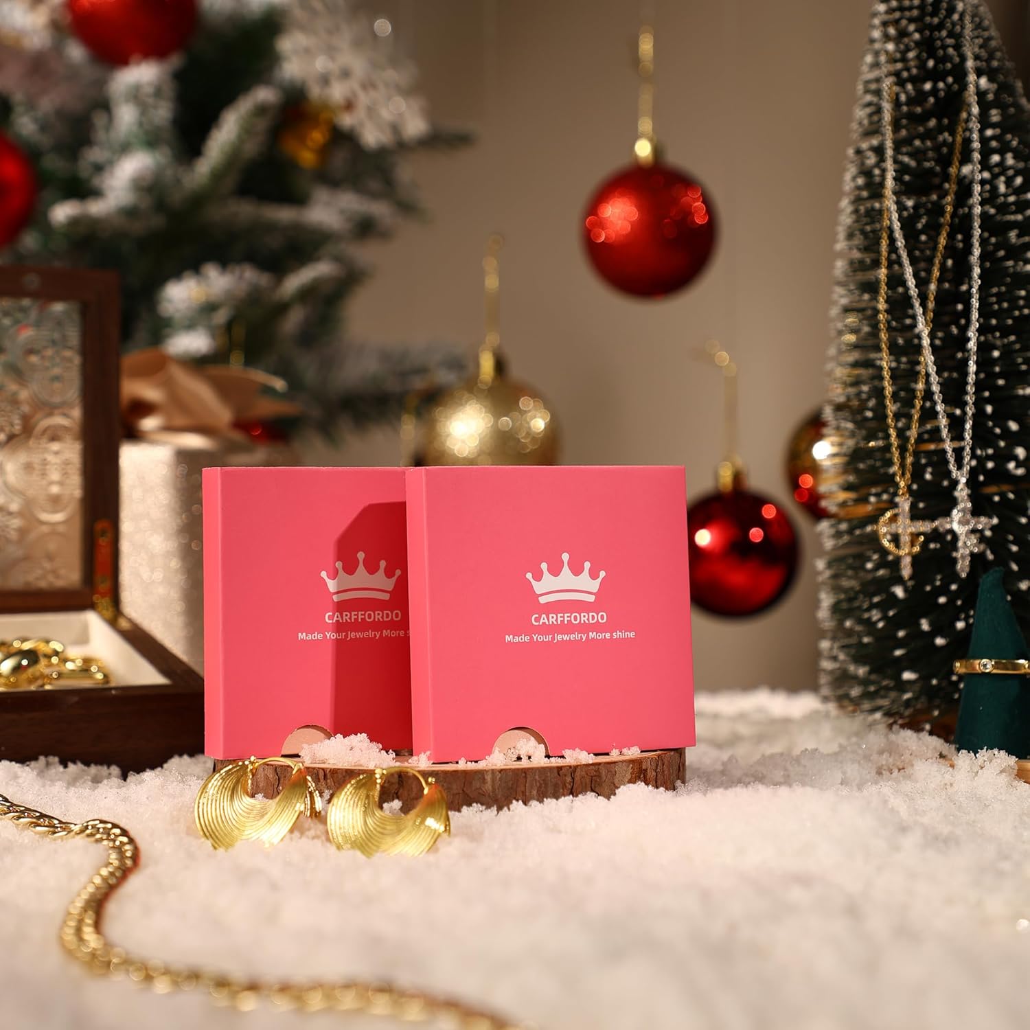 Gold Plated Necklaces for Women - Dainty Layered 14K Gold Plated Stack Paperclip Rope Cuban Toggle Link Chain Choker Necklace Set Chunky Trendy Jewelry Gift - Image 7