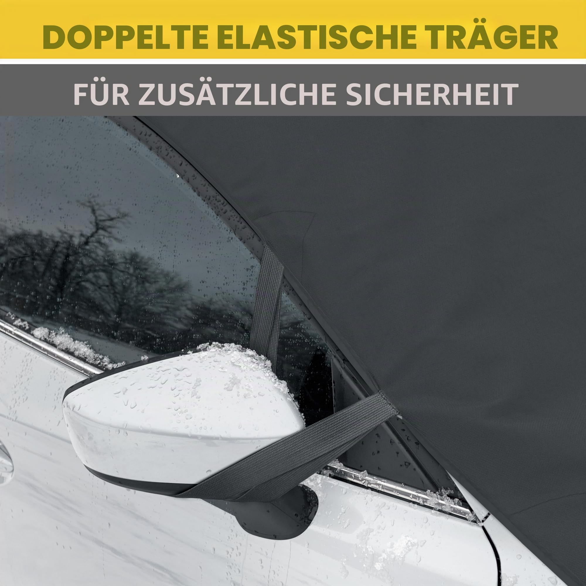 CAT Frostschutz Frostschutz Auto Windschutzscheibenabdeckung Wetterfest Winterfest inkl. Magnetschutz Diebstahlschutz Frostschutz Auto Coup Limousine
