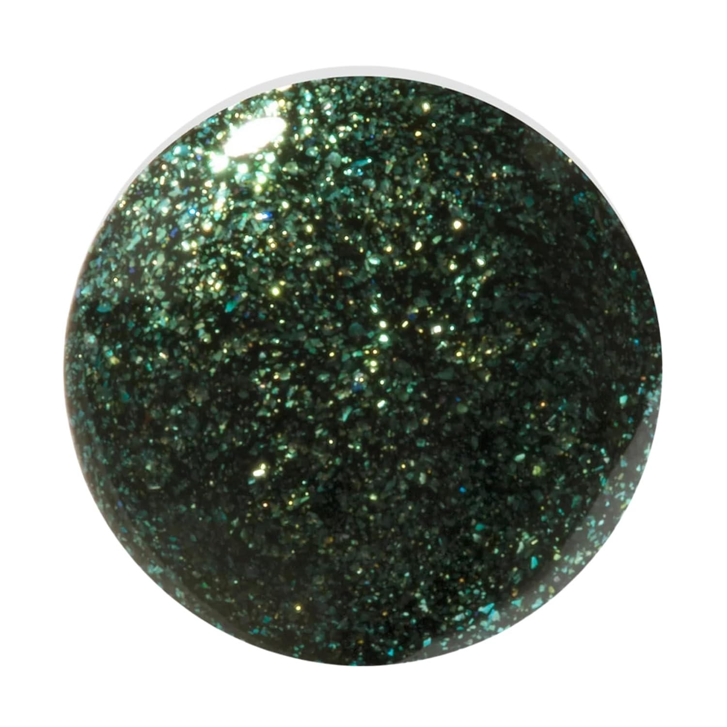Dazzle Dry Nail Lacquer (Step 3) - Dragonfly - A full coverage, color-shifting, iridescent glittering green. Full coverage glitter. (0.5 fl oz)