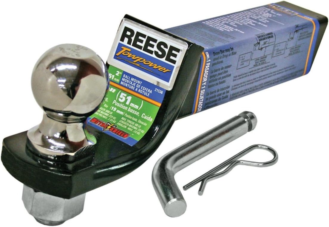 Reese 21536 Trailer Hitch Ball Mount Starter Kit