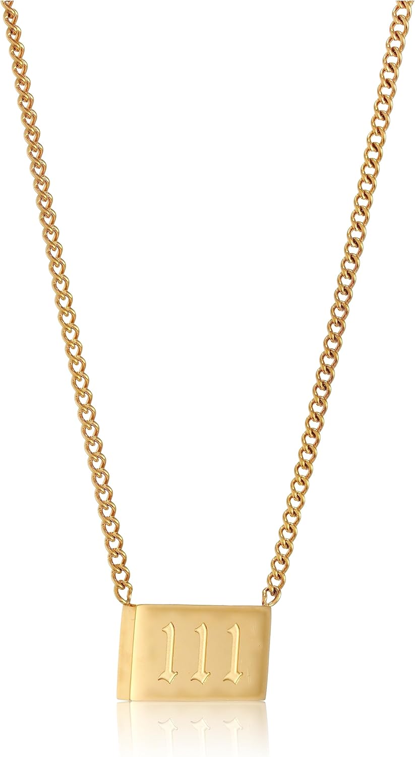 Angel Number Stainless Steel Pendant Necklace (111) - Image 2