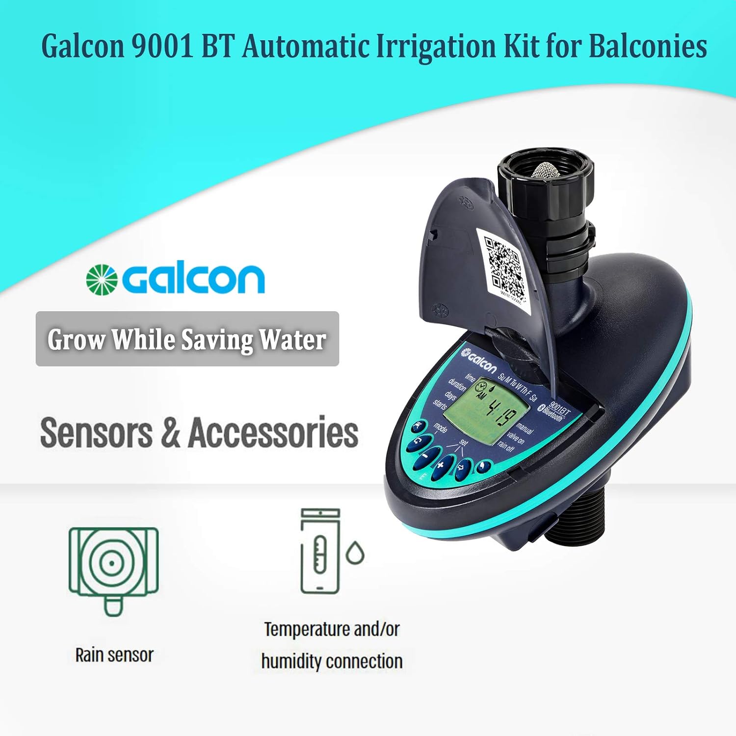 Buy Galcon 9001 BT Bluetooth Irrigation Timer Kit for Balconies