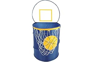 RedmonUSA Bongo Buddy- Pop up basketball hoop hampers in Navy Blue