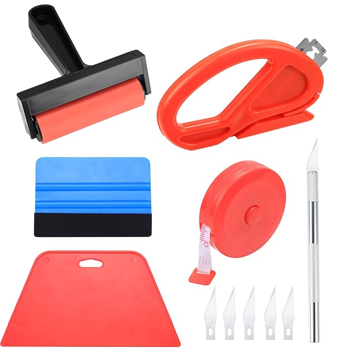 Buy Wallpaper Tools Kit, Wallpaper Application Smoothing Tool with Cutting Tool, Felt Squeegee