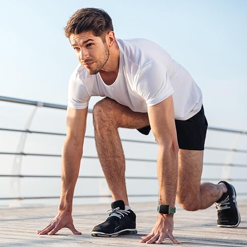 Miniatura 8 de Adorve 4 Pack Sport Bands Compatible with Apple Watch Bands for Men Women 49mm 46mm 45mm 44mm 42mm 41mm 40mm 38mm,Breathable Soft Silicone Strap for