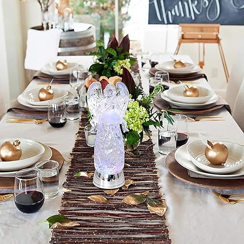 Miniatura 5 de DRomance - Bola de nieve con forma de ángel que cambia de color