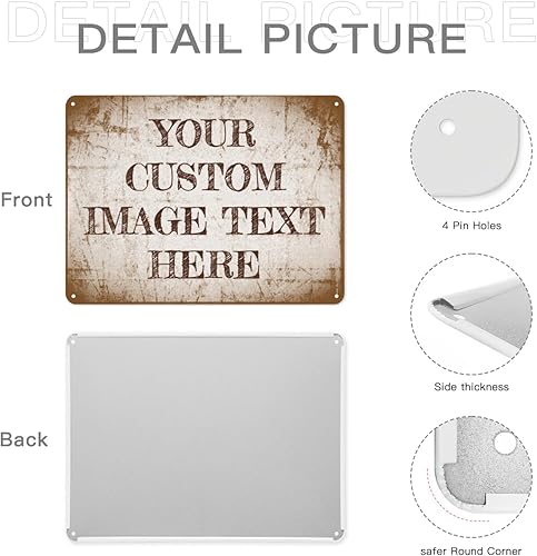Vista 7 de Letrero personalizado, letreros personalizados para exteriores e interiores, letreros de metal personalizados para oficina, negocios, cafetería