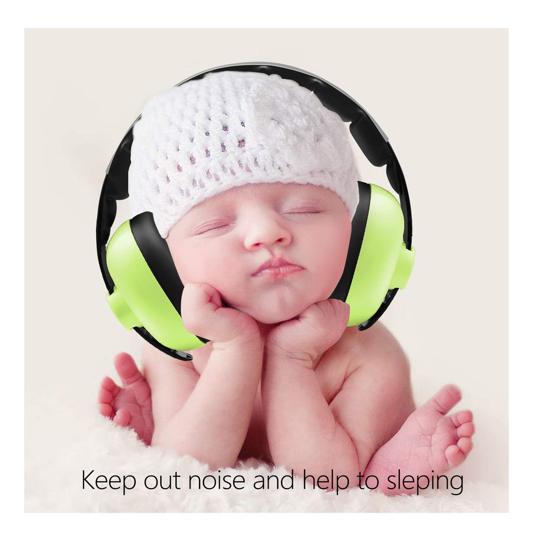 Baby Noise Cancelling Headphones - Kids Ear Muffs for Airplane, Travel, Sleep, Loud Environments - Infant & Toddler Ear Protection, Comfortable Noise Reduction Ear Muffs (PARROT) 2