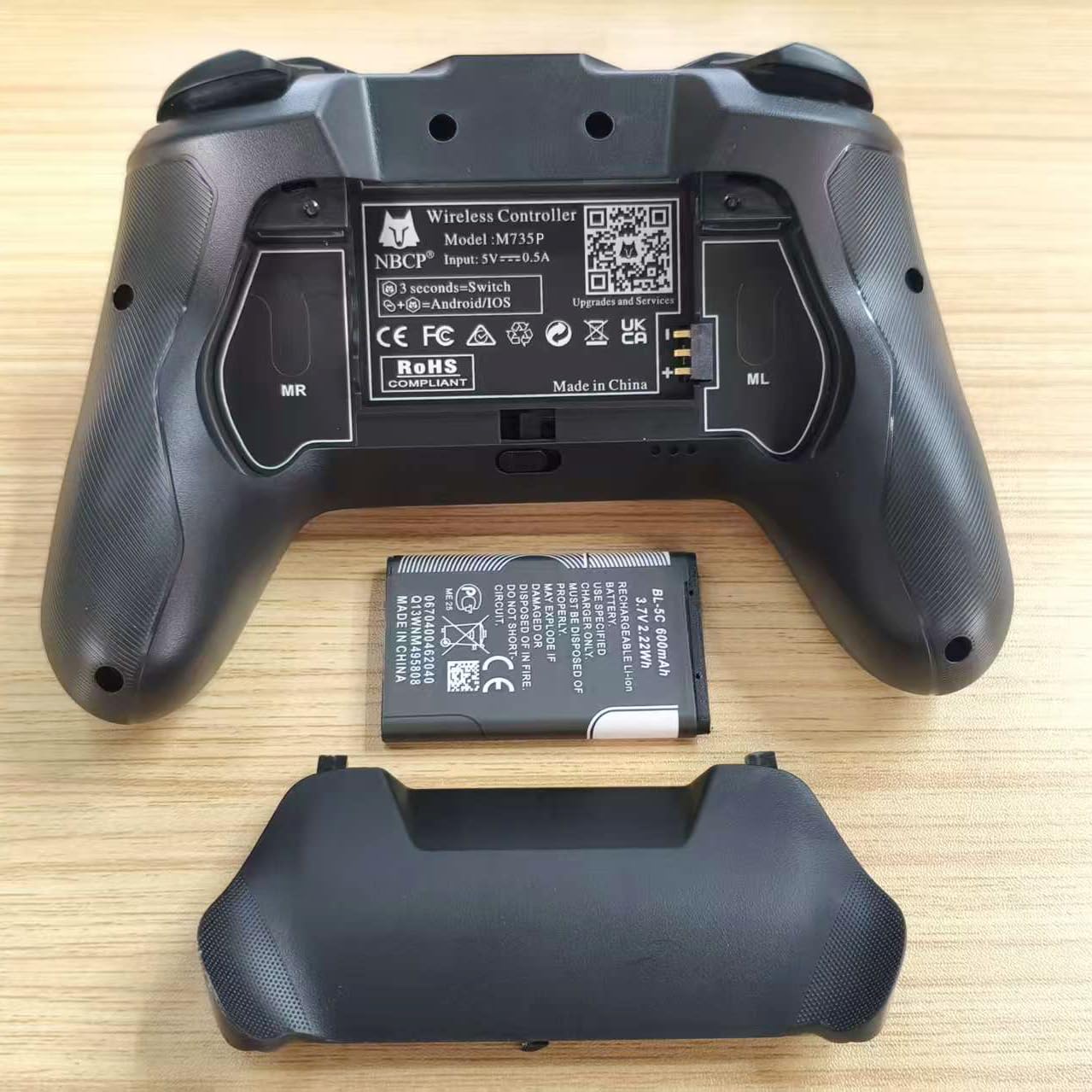 NBCP X8 Bluetooth Wireless Pro Controller Dual Pack, Bluetooth Gamepad for Nintendo Switch/OLED/Lite/Switch 2, PC, Android, iOS - Hall Effect Joystick No Drift, Dual Vibration, Turbo, 2 Back Macro - Image 9