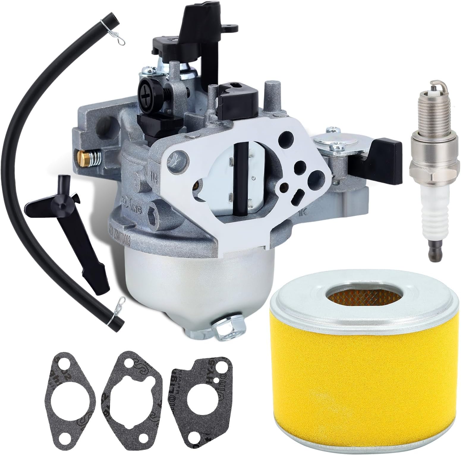 GX240 Carburetor Compatible with H-onda GX270 9HP GX 240 8HP Engine WT30X Water Pump 16100-ZH9-W21 with Air Filter Tune Up Kit