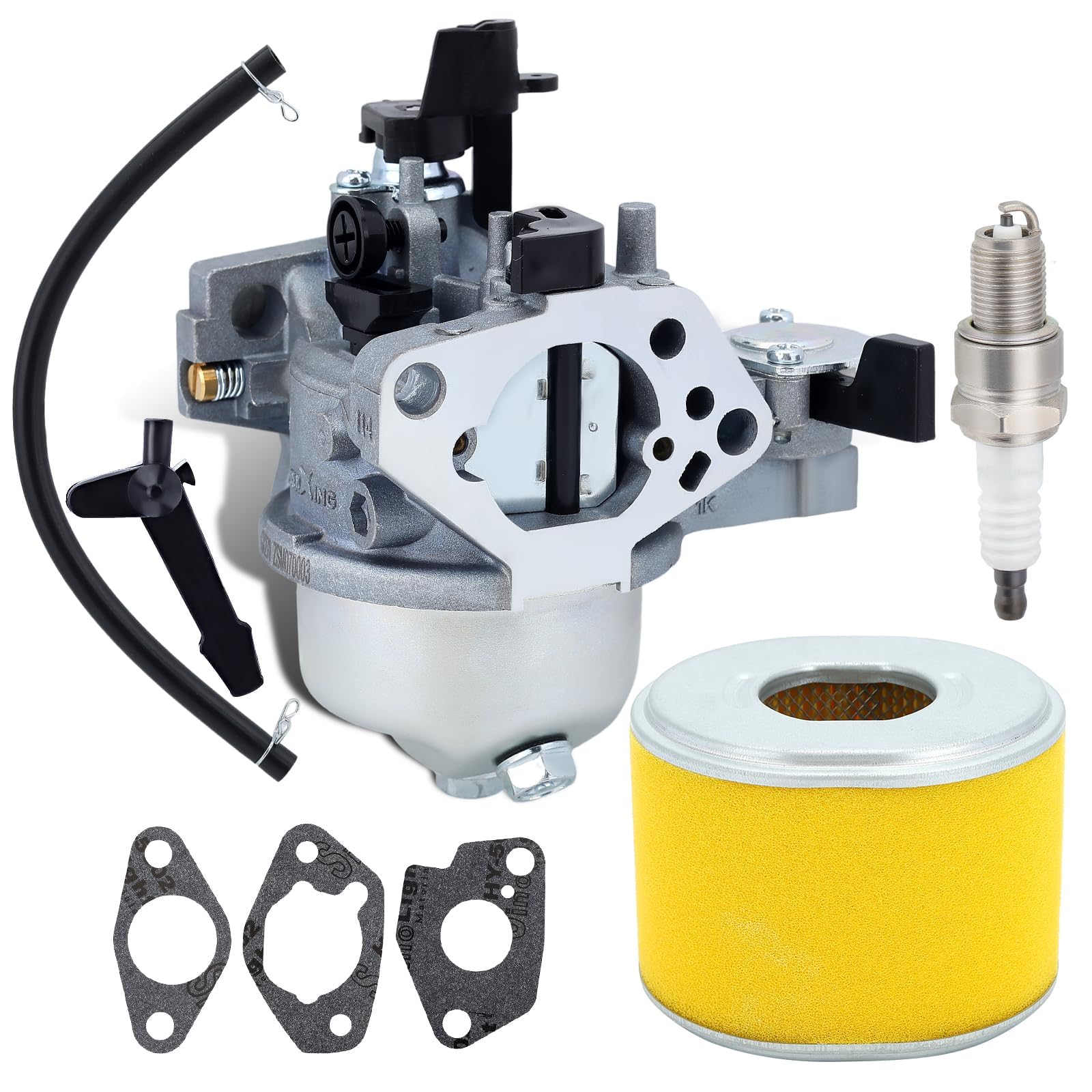 Dalom GX240 Carburetor Compatible with H-onda GX270 9HP GX 240 8HP Engine WT30X Water Pump 16100-ZH9-W21 with Air Filter Tune Up Kit