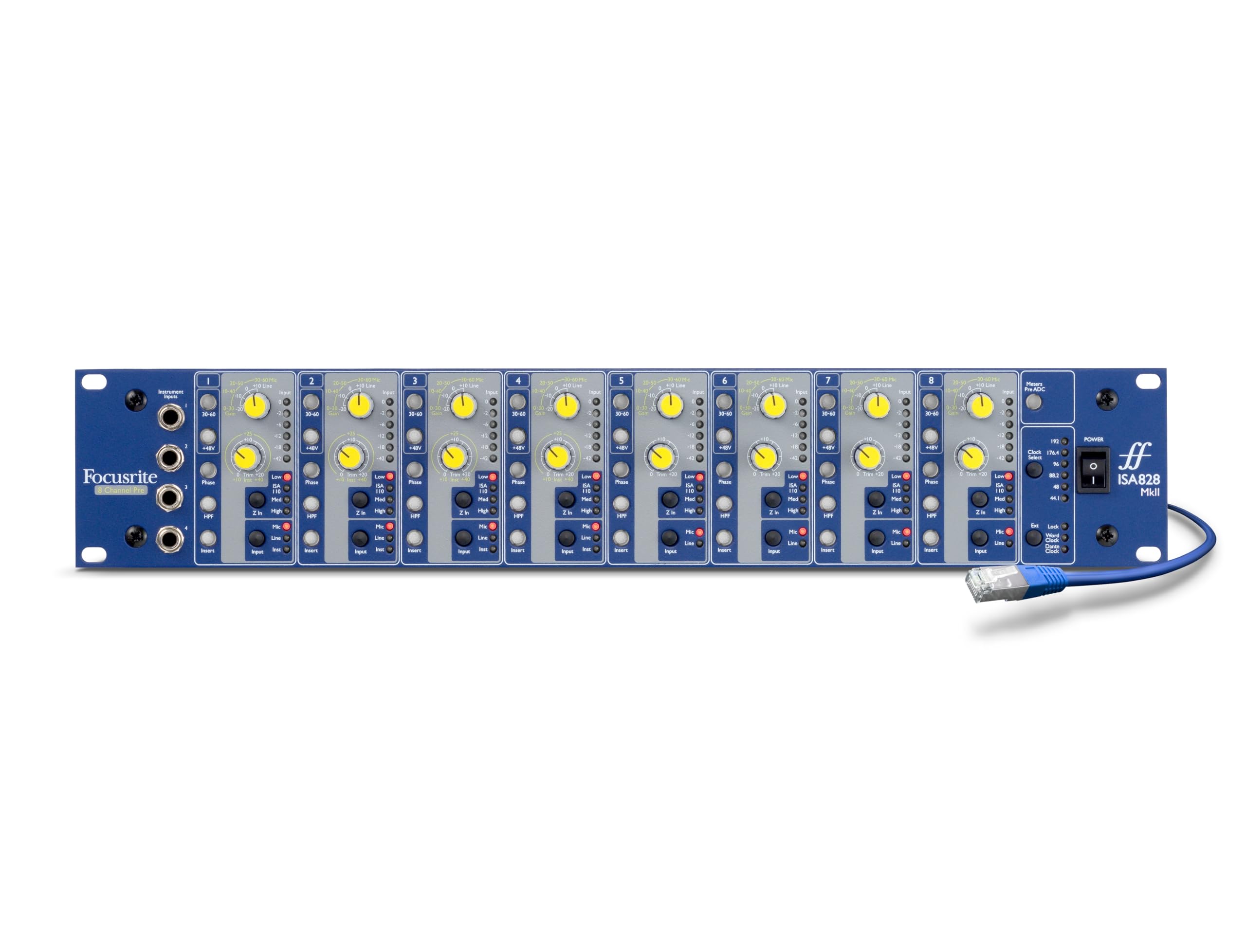 Amazon | Focusrite ISA 828 MkII 8チャンネル ISA マイク プリアンプ