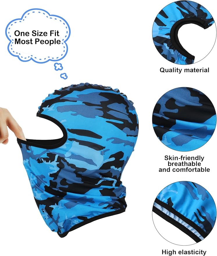 Balaclava con protección solar Geyoga 12 piezas miniatura 3
