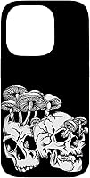 Vista 17 de Skull Goth Gothic Occult Emo Satanic Mushroom Skeleton Case for iPhone 17