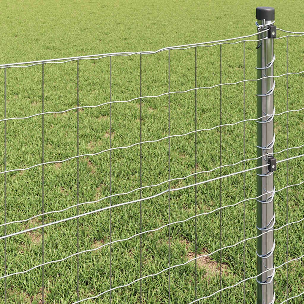 Ogrodzenie euro, powlekane PCV, żelazne ogrodzenie ogrodowe, 1 x 10 m, dekoracyjne panele ogrodzeniowe do ogrodu i na taras, odporne na zwierzęta ogrodzenie ogrodowe z wytrzymałym ogrodzeniem