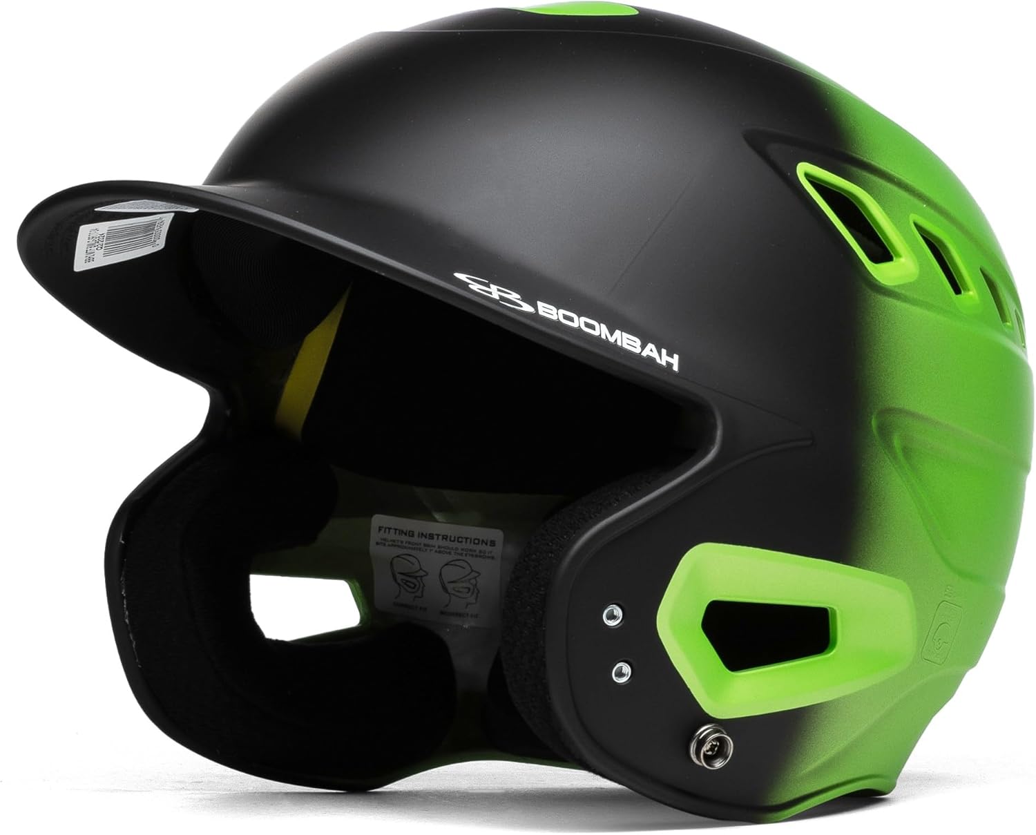 Boombah DEFCON Metallic Fade Batting Helmet for Baseball & Softball - NOCSAE Certified, Lightweight ABS Shell, Junior & Senior Sizes