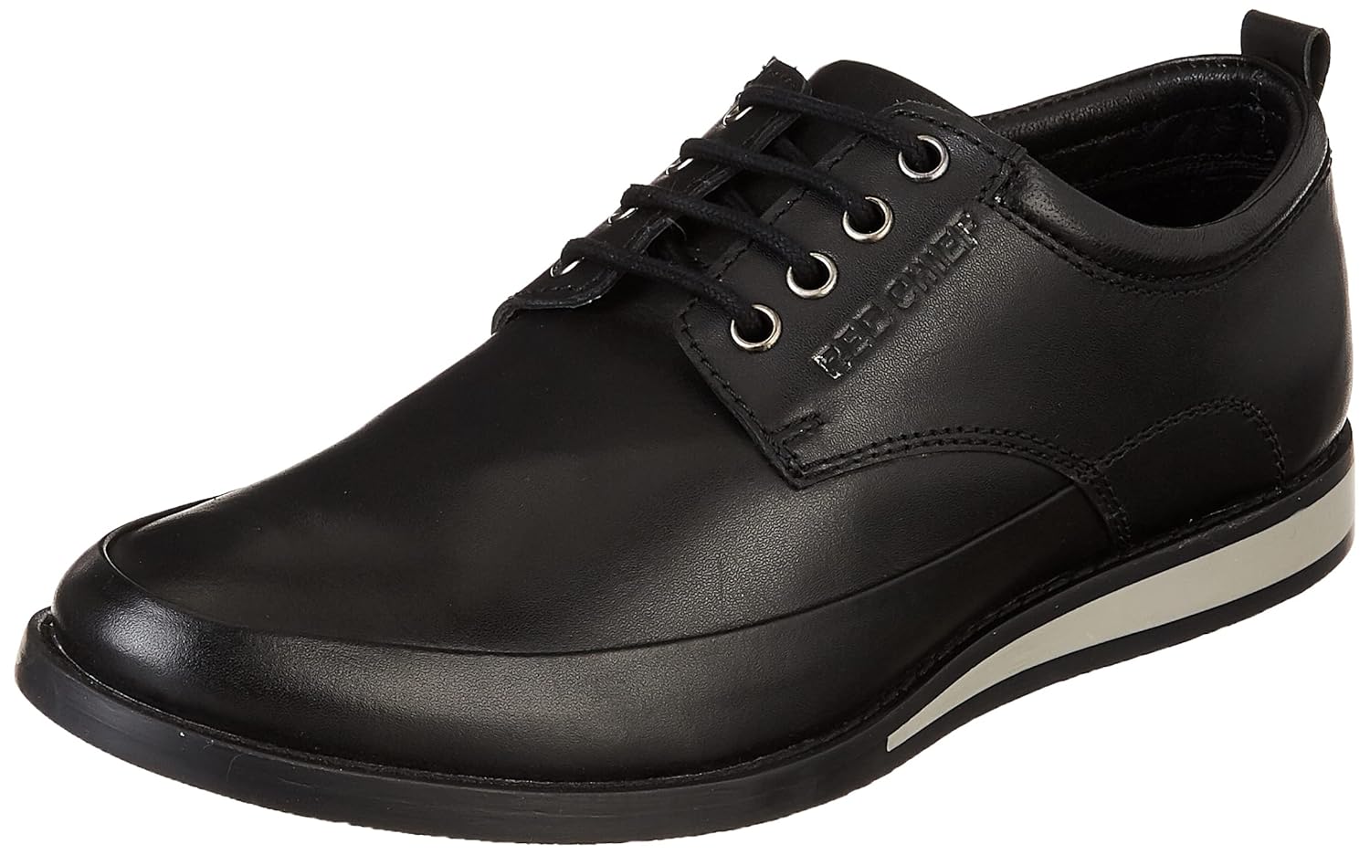 Red Chief Formal Derby Shoes for Men | Black/Olive | RC3485