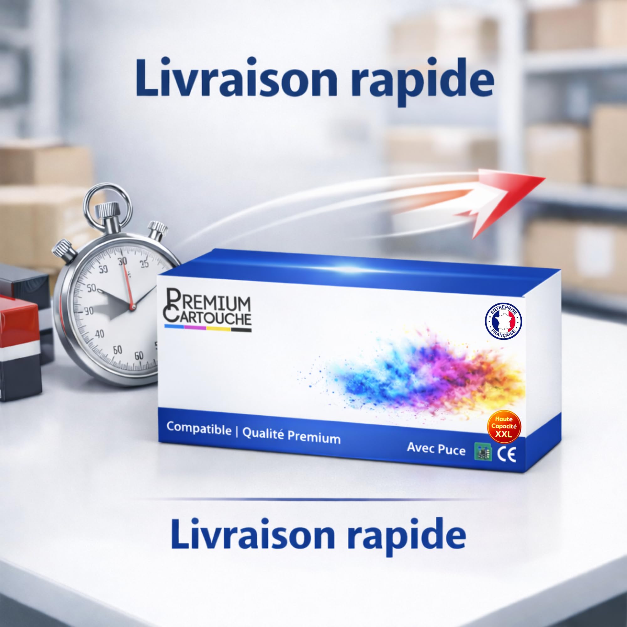 PREMIUM CARTOUCHE Pack de 4 Tambours Compatible pour Brother DR-248CL Noir et Couleur 30000 Pages