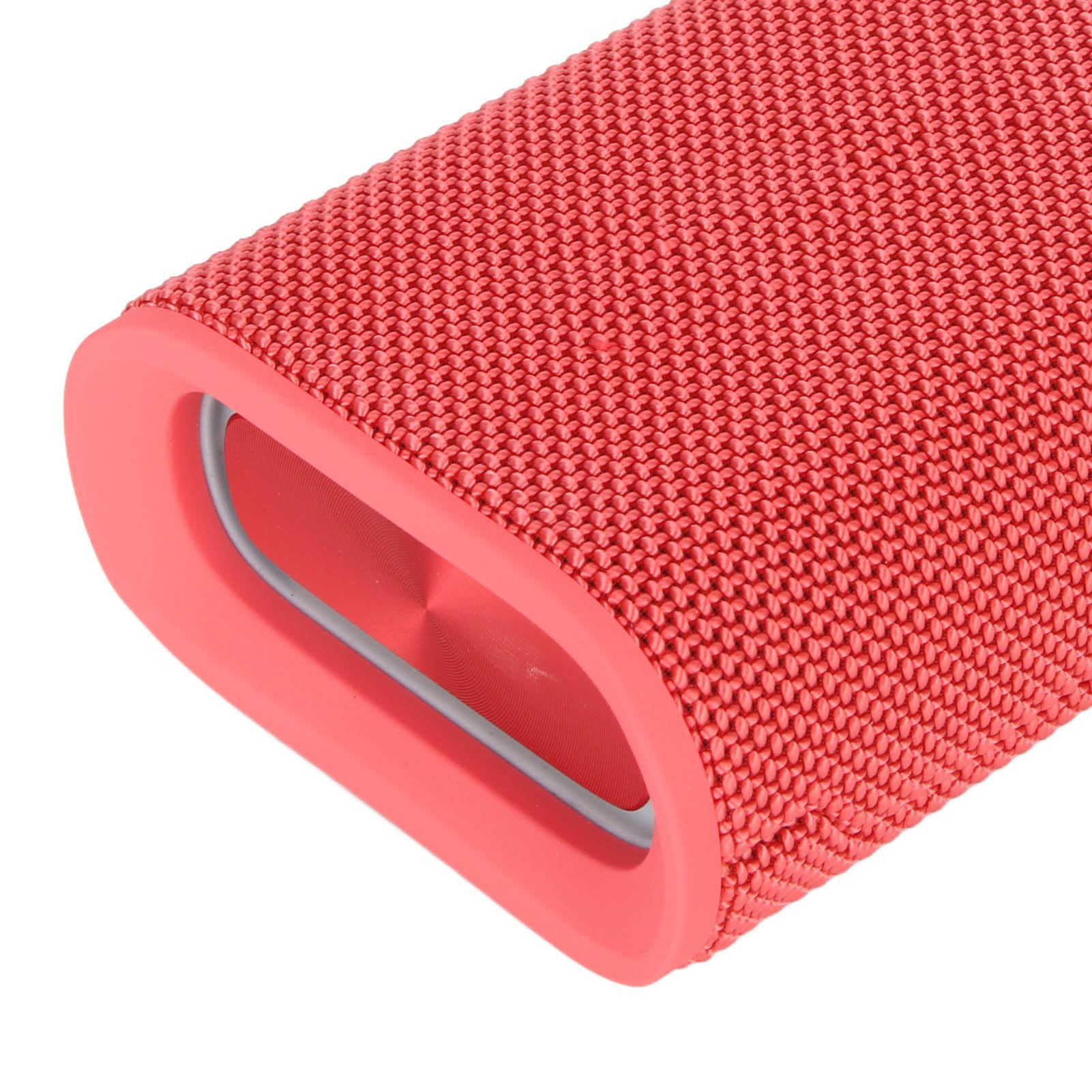 AMONIDA Mini Altavoz Bluetooth 5.3 IPX7 Resistente Al Agua con Sonido Estéreo de 360° para Playa y Actividades Al Aire Libre (Rojo)