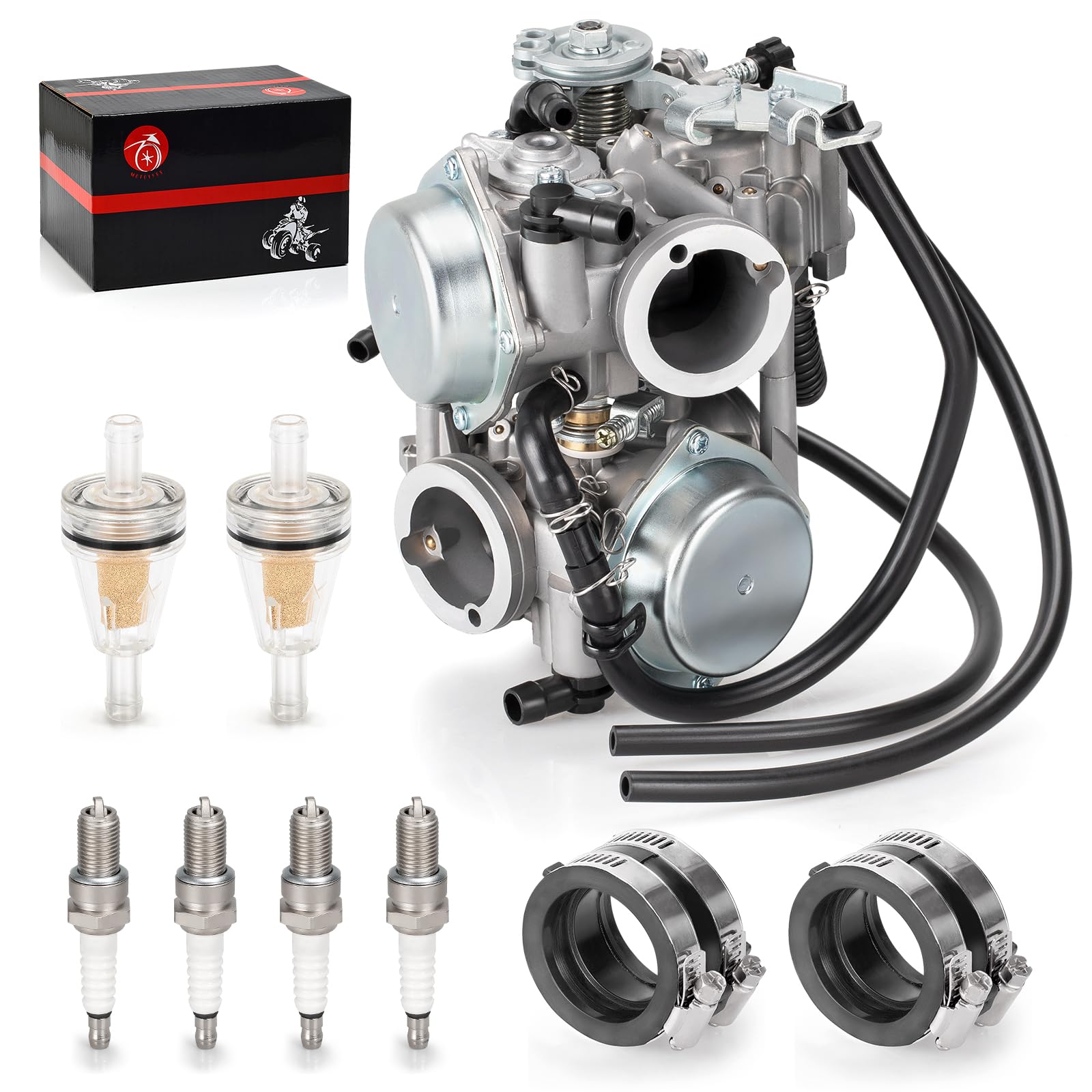 Carburetor &amp; Intake Manifold Compatible with Honda Shadow ACE VT750C VT750CD 1998 1999 2000 2001 2002 2003