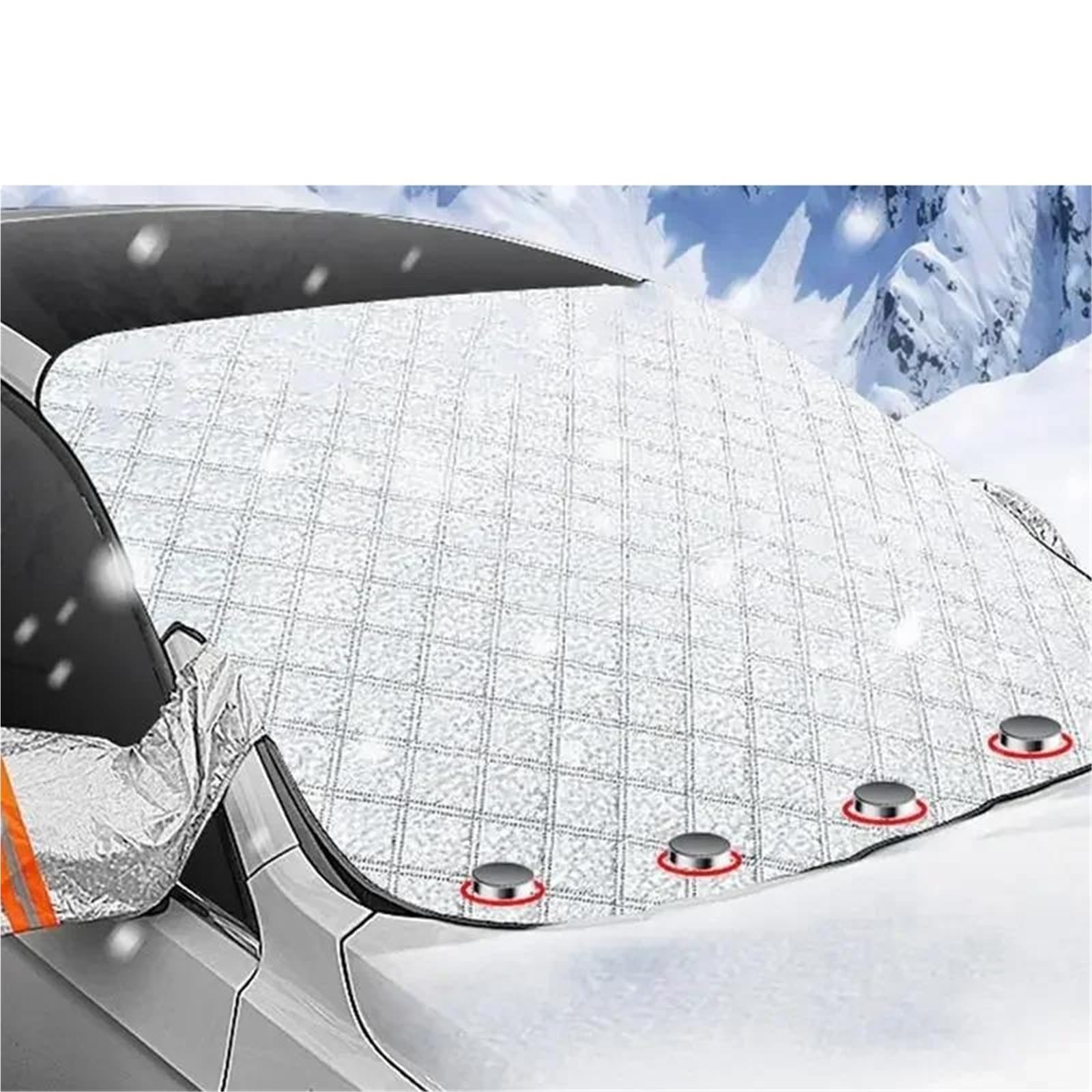 Generico Protezione Ghiaccio E La Neve Dell'auto Parabrezza per Finestrino Parasole per Invernale Anteriore Posteriore per Camion per Auto Copri Parabrezza Auto Inverno