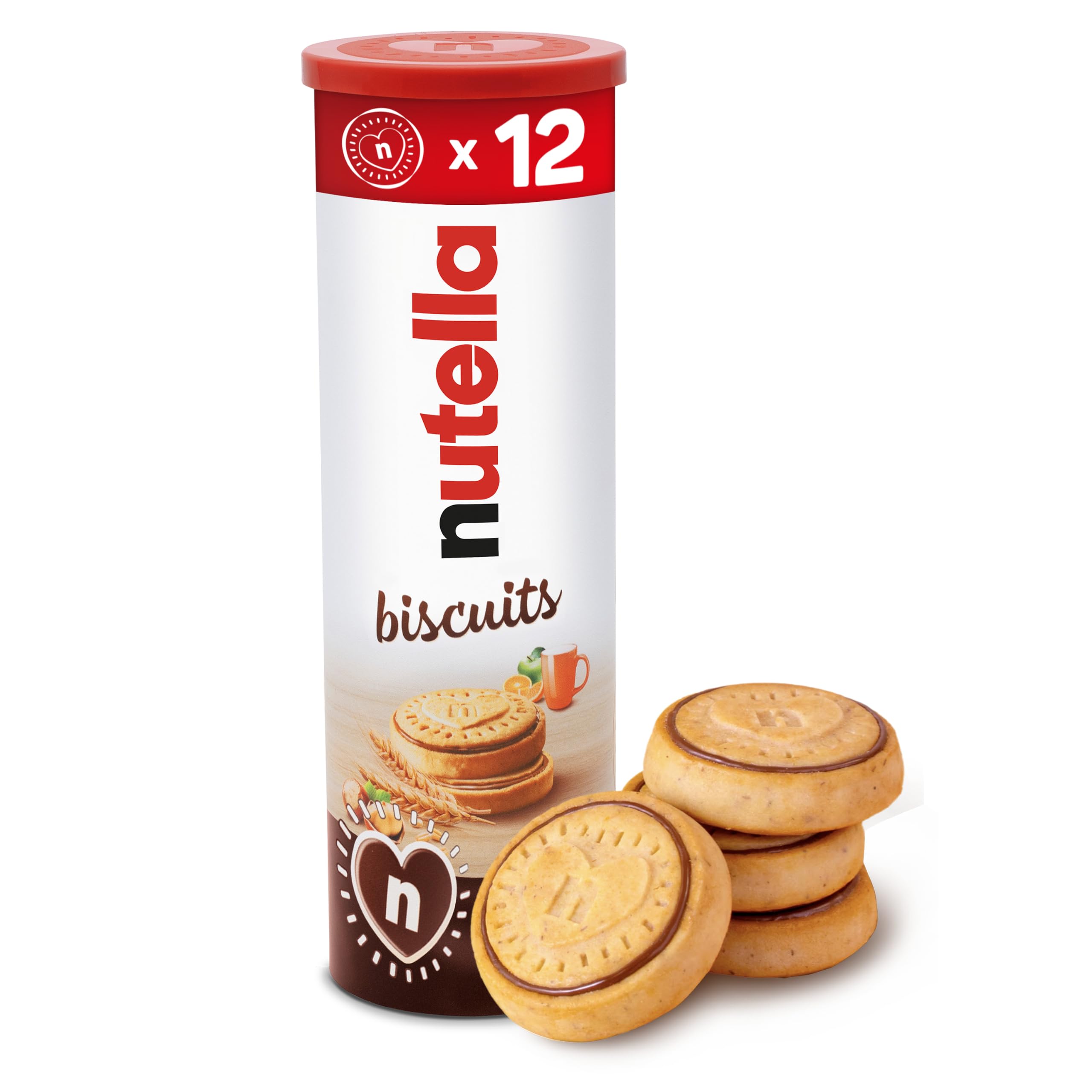 Nutella Chocolate Biscuits, Pack of 12, 166g