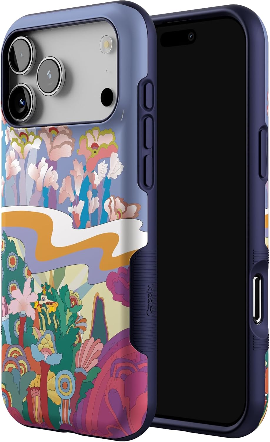 Casely iPhone 17 Pro Max Case | Beneath the Waves | The Beatles Yellow Submarine | Bold Protective Design | Compatible with MagSafe