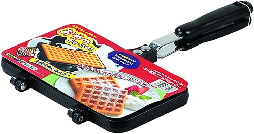 Miniatura 8 de Pearl Metal D-6538 Snack DESEII Flúor tratado doble caliente Sandwich Tostadora