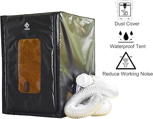 Miniatura 9 de Kit de ventilación para impresora 3D, extractor de humos, absorbente de humos, kit de ventilación que elimina la impresión 3D, olor de resina y olor