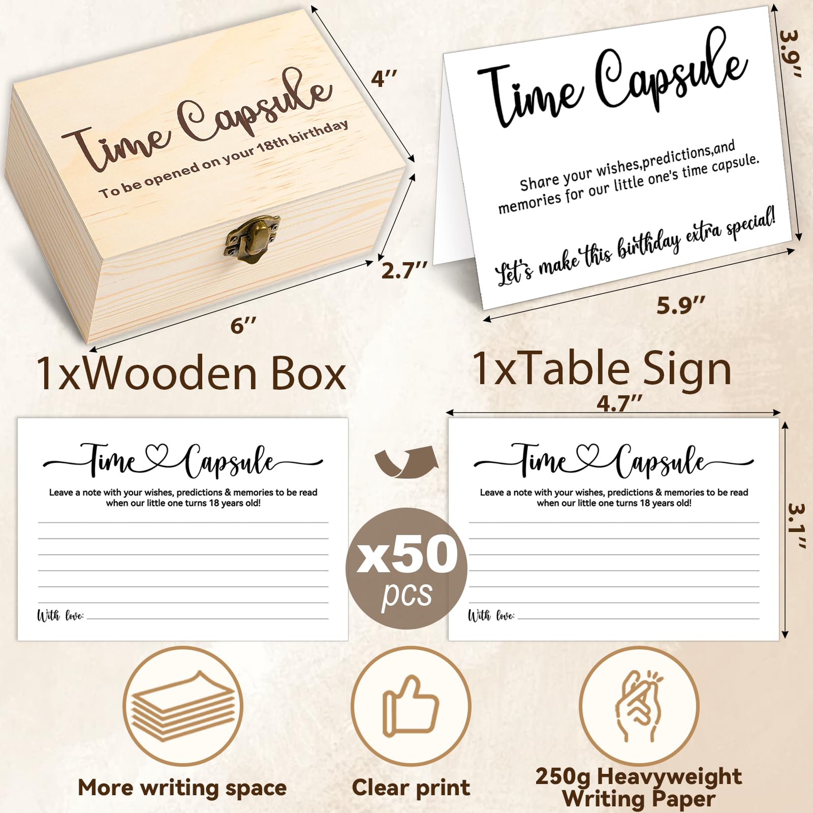 Caja de cápsulas de tiempo, regalos de primer cumpleaños para niñas o niños, caja de recuerdo de bebé, juegos de fiesta de cumpleaños, decoraciones de primera fiesta de bayas