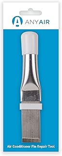AnyAir Fin Comb, Steel Brush for Air Conditioner, Cooler or Radiator, Heavy Duty AC Fin Comb, Silver