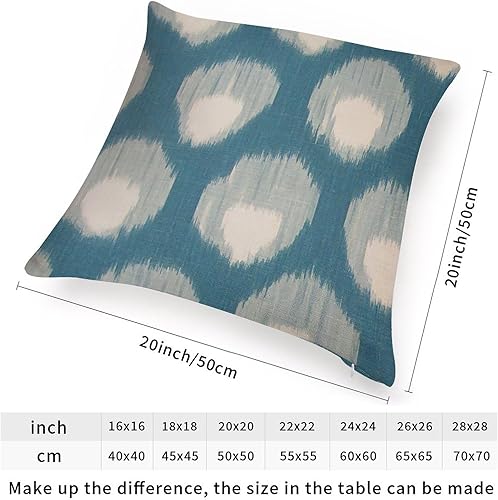 Miniatura 2 de Funda de cojín azul y aguamarina, antigua en azul oscuro, decoración del hogar, cojín decorativo de doble cara para silla, sofá, 20 x 20 pulgadas,
