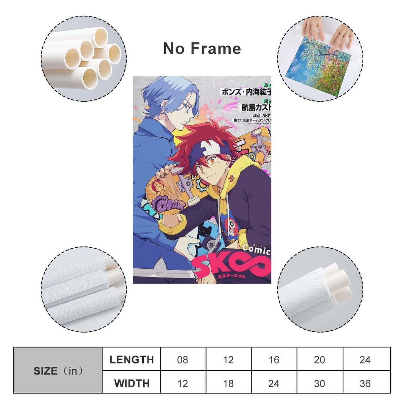 Anime Posters Sk8 The Infinity Official Art Wall Art Prints Wall