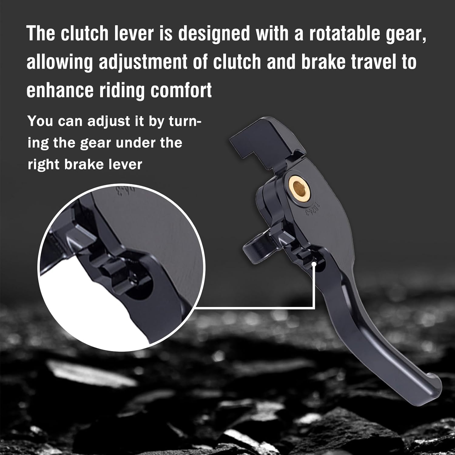 2024 Road Glide Black Brake Clutch Lever, 3 Finger Clutch Levers, CNC Shorty Lever Compatible with 2023-2025 CVO Road Glide, 2024-2025 Harley Touring Road Glide/Road Glide CVO ST